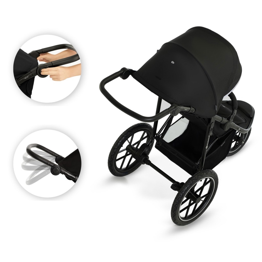 KINDERKRAFT - Poussette de sport HELSI2 noire