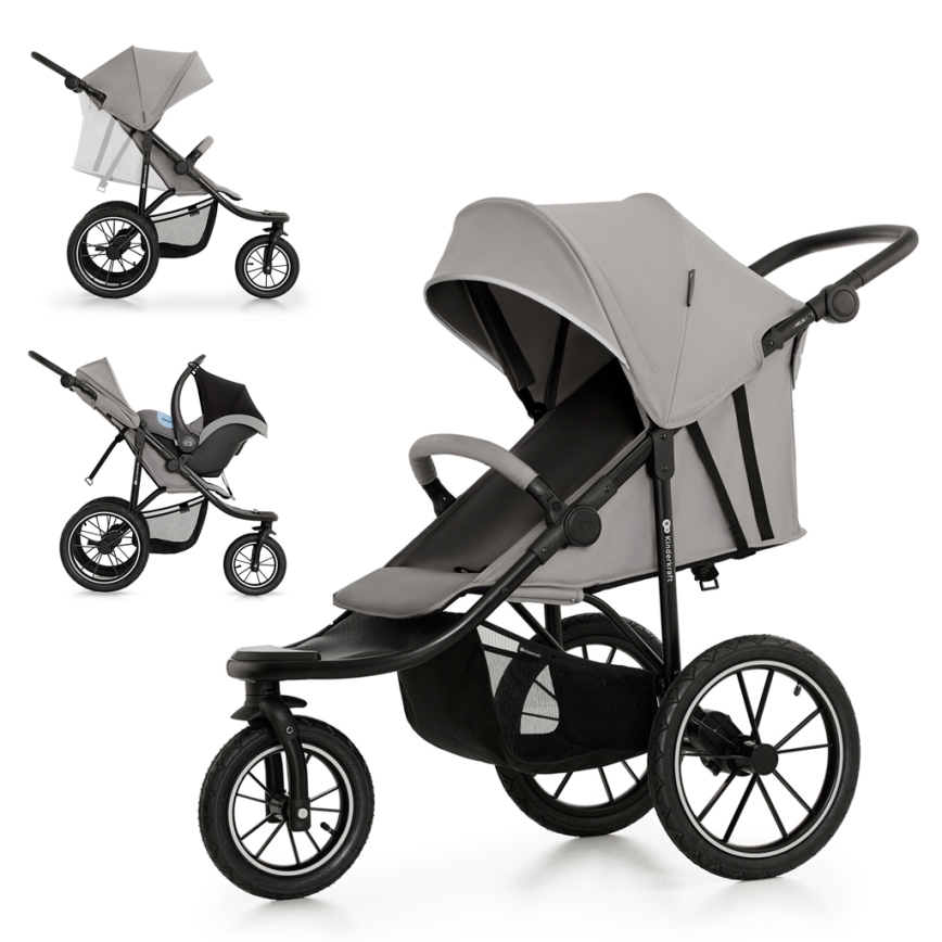 KINDERKRAFT - Poussette HELSI2 gris