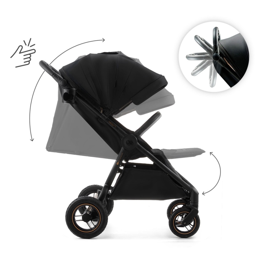 KINDERKRAFT - Poussette sportive MITZY Air noire