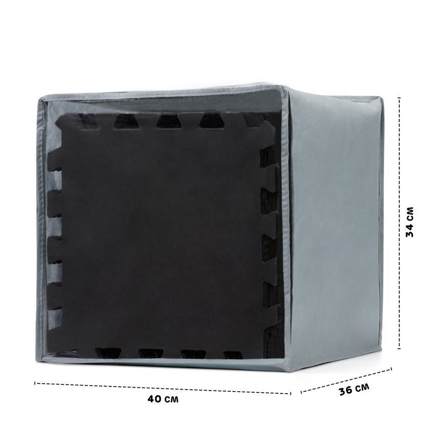 KINDERKRAFT - Puzzle in foam LUNO 30 pezzi nero/bianco