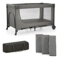 KINDERKRAFT - Reisebettchen JOY 2 grau
