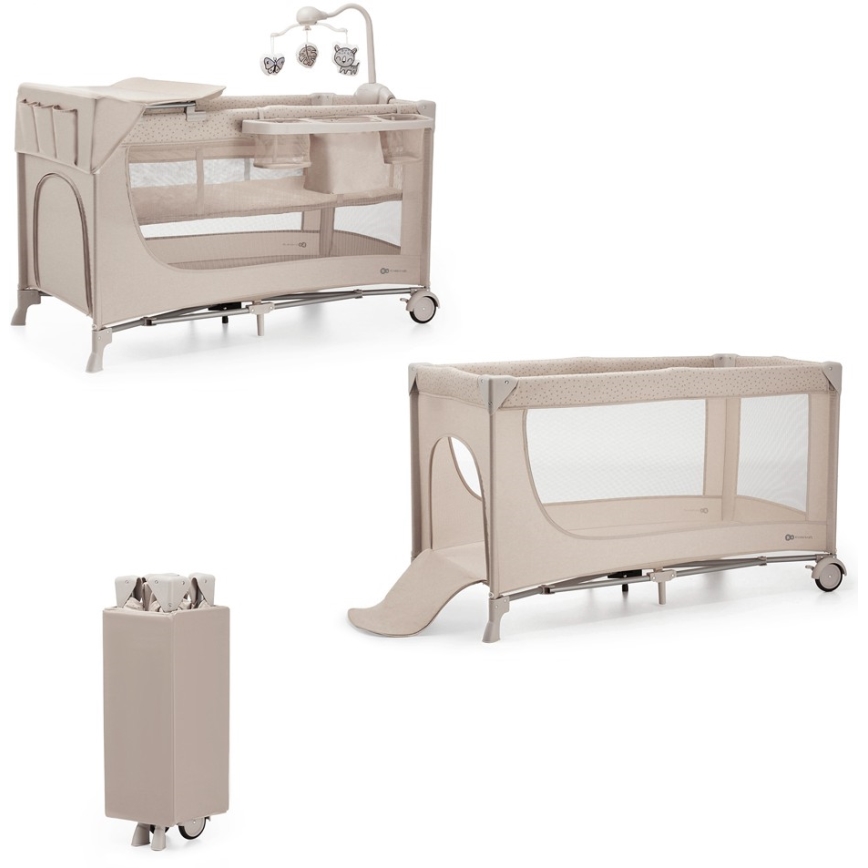 KINDERKRAFT - Reisebettchen JOY 2 mit Zubehör beige