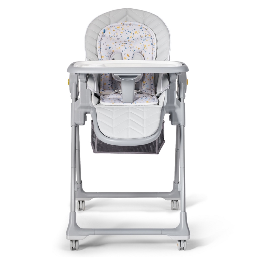 KINDERKRAFT - Sedia da pranzo per bambini 2in1 LASTREE grigia