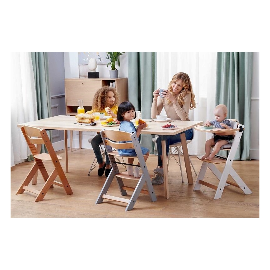 KINDERKRAFT - Sedia da pranzo per bambini ENOCK bianco