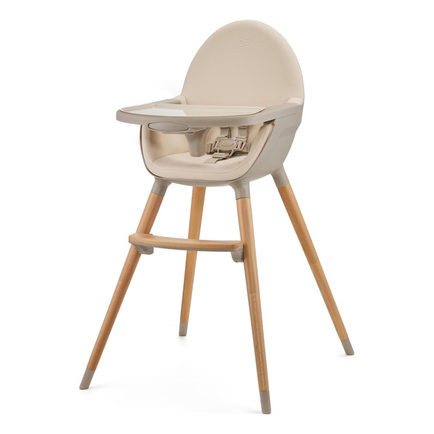 KINDERKRAFT - Sedia da pranzo per bambini FINI2 faggio/beige