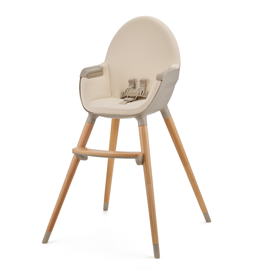 KINDERKRAFT - Sedia da pranzo per bambini FINI2 faggio/beige