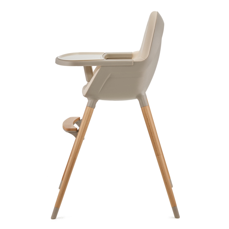 KINDERKRAFT - Sedia da pranzo per bambini FINI2 faggio/beige