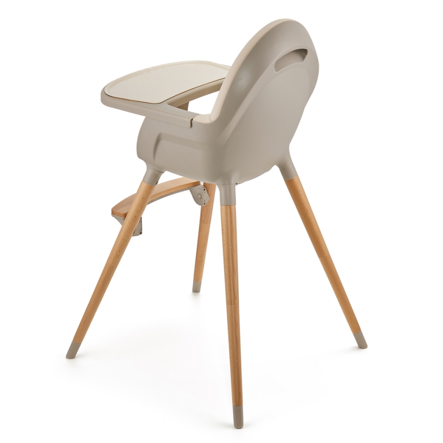 KINDERKRAFT - Sedia da pranzo per bambini FINI2 faggio/beige