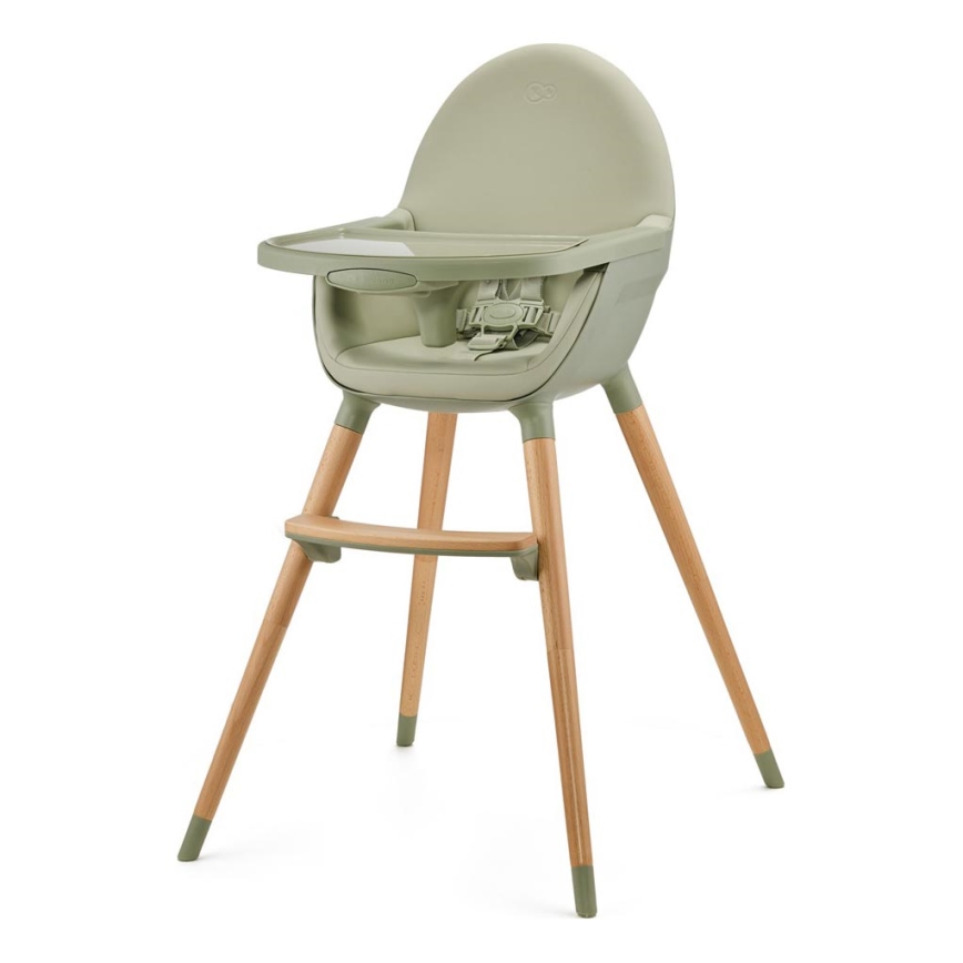 KINDERKRAFT - Sedia da pranzo per bambini FINI2 faggio/verde