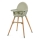 KINDERKRAFT - Sedia da pranzo per bambini FINI2 faggio/verde