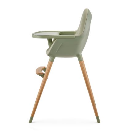 KINDERKRAFT - Sedia da pranzo per bambini FINI2 faggio/verde