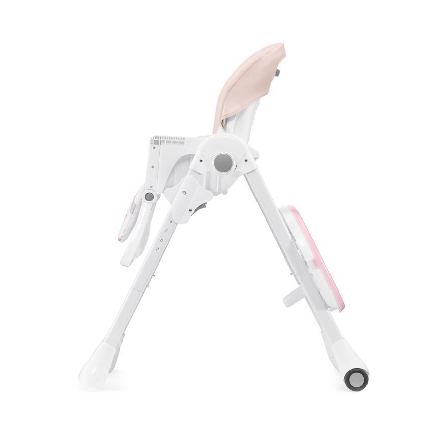 KINDERKRAFT - Sedia da pranzo per bambini YUMMY rosa/bianco
