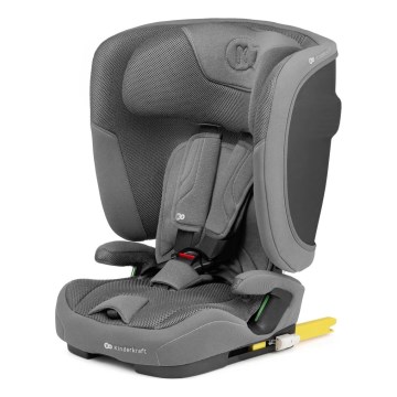 KINDERKRAFT - Seggiolino auto FIX2GO i-Size 76-150 cm grigio