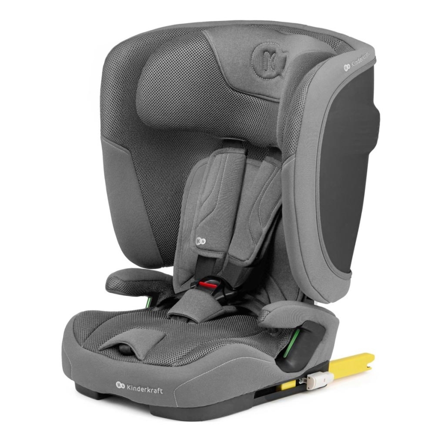 KINDERKRAFT - Seggiolino auto FIX2GO i-Size 76-150 cm grigio
