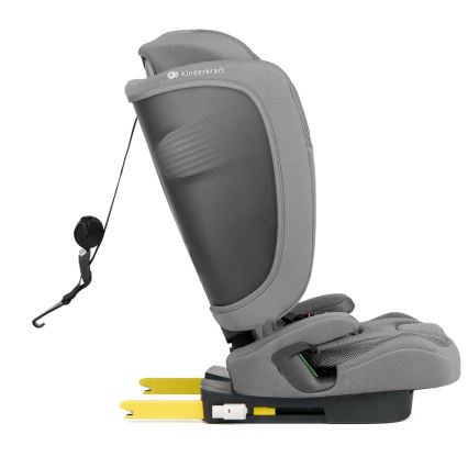 KINDERKRAFT - Seggiolino auto FIX2GO i-Size 76-150 cm grigio