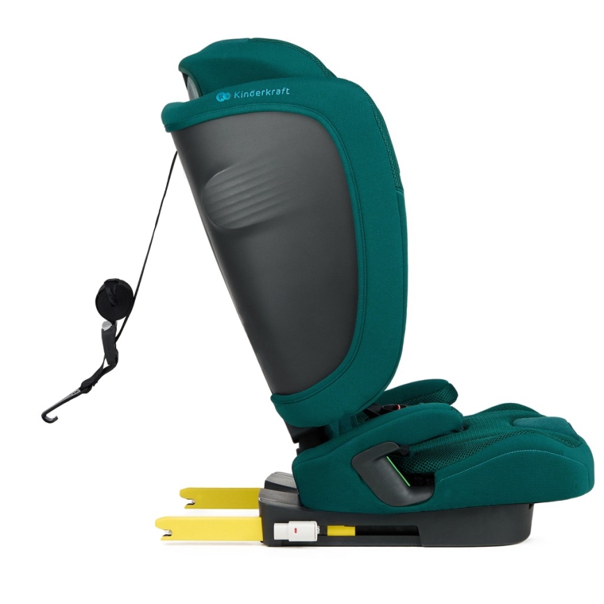 KINDERKRAFT - Seggiolino auto FIX2GO i-Size 76-150 cm turchese