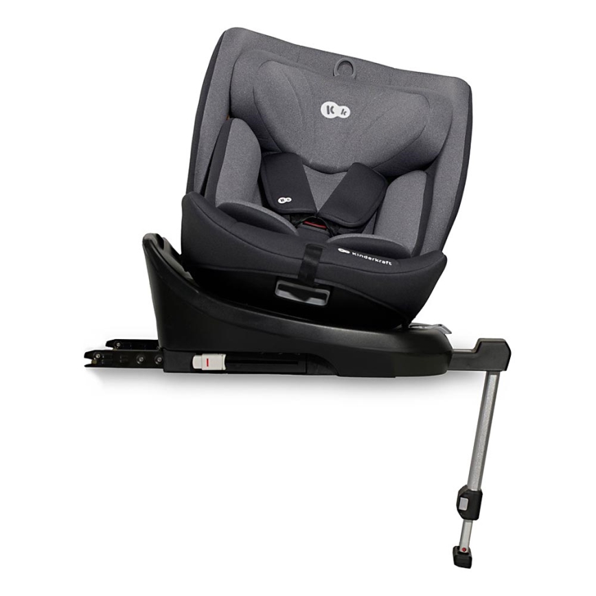 KINDERKRAFT - Seggiolino auto I-360 i-Dimensioni (40-150 cm) grigio