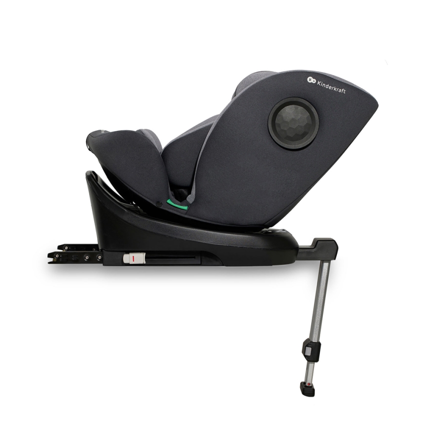 KINDERKRAFT - Seggiolino auto I-360 i-Dimensioni (40-150 cm) grigio