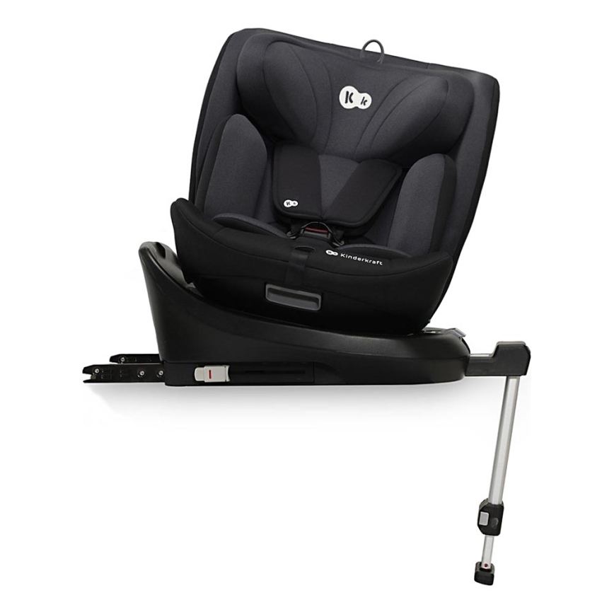 KINDERKRAFT - Seggiolino auto I-360 i-Dimensioni (40-150 cm) nero
