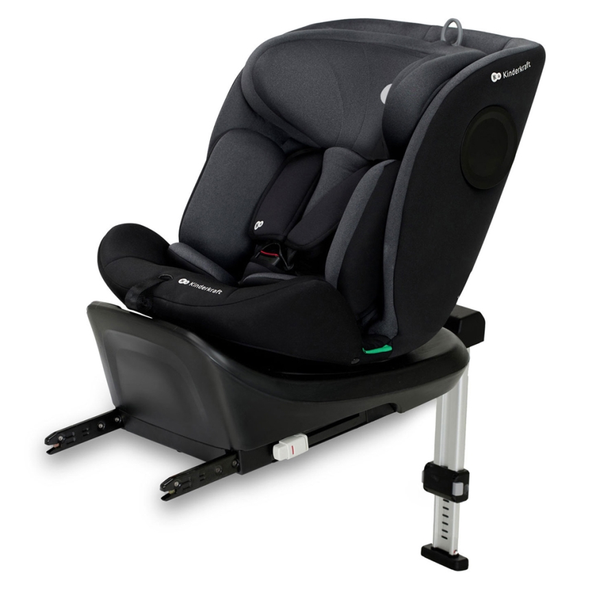 KINDERKRAFT - Seggiolino auto I-360 i-Dimensioni (40-150 cm) nero