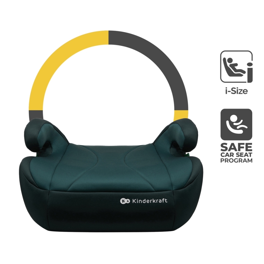 KINDERKRAFT - Seggiolino auto I-BOOST i-Dimensioni 135-150 cm verde