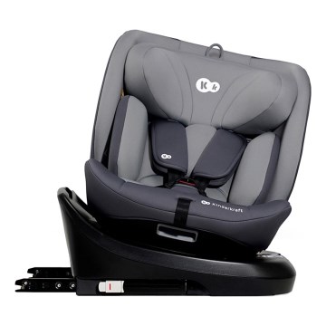KINDERKRAFT - Seggiolino auto I-GROW i-Dimensioni (40-150 cm) grigio