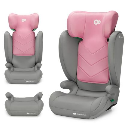 KINDERKRAFT - Seggiolino auto I-SPARK i-Dimensioni (100-150 cm) rosa