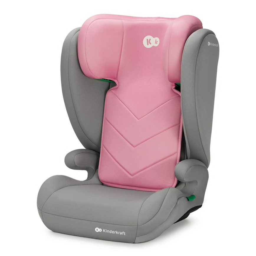 KINDERKRAFT - Seggiolino auto I-SPARK i-Dimensioni (100-150 cm) rosa