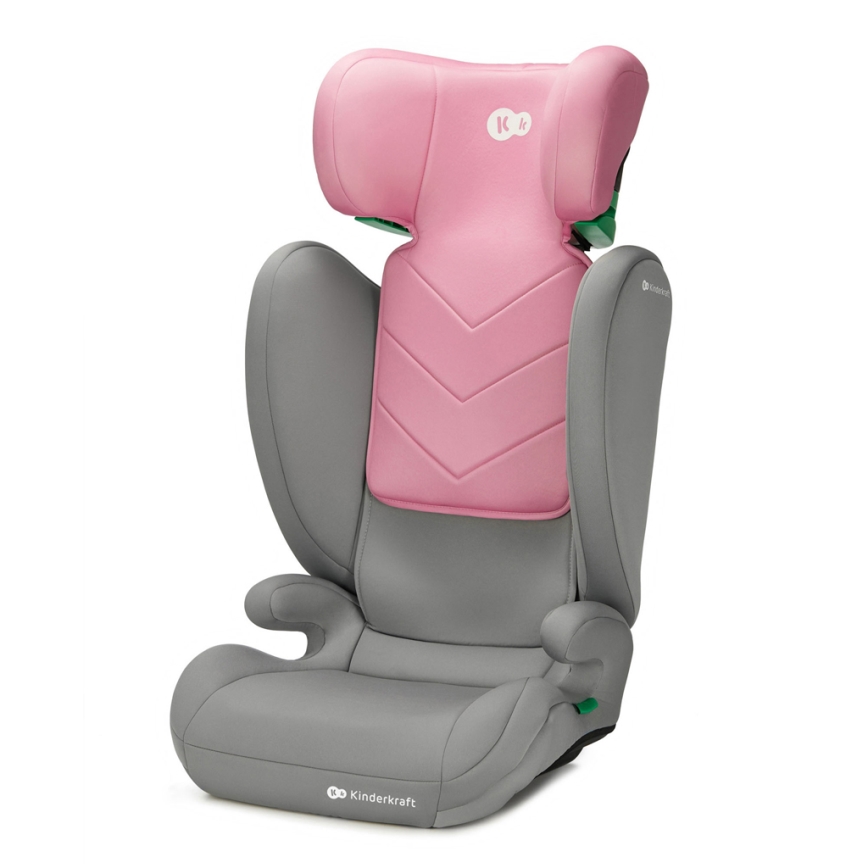 KINDERKRAFT - Seggiolino auto I-SPARK i-Dimensioni (100-150 cm) rosa