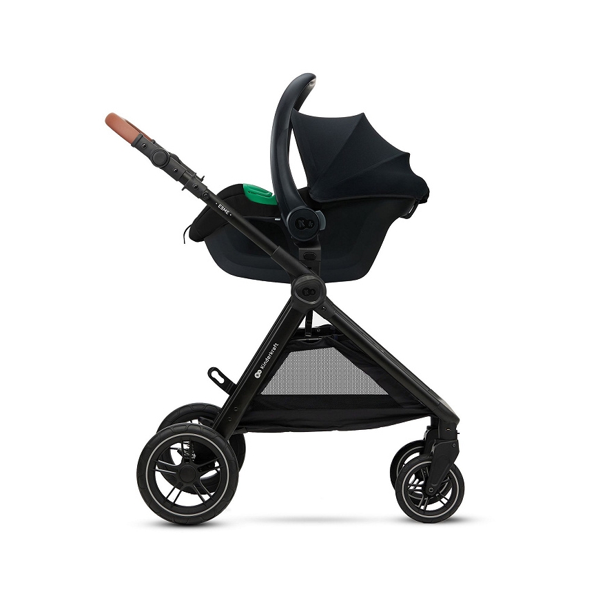 KINDERKRAFT - Seggiolino auto MINK PRO 2 40-87 cm (0-13 kg) nero