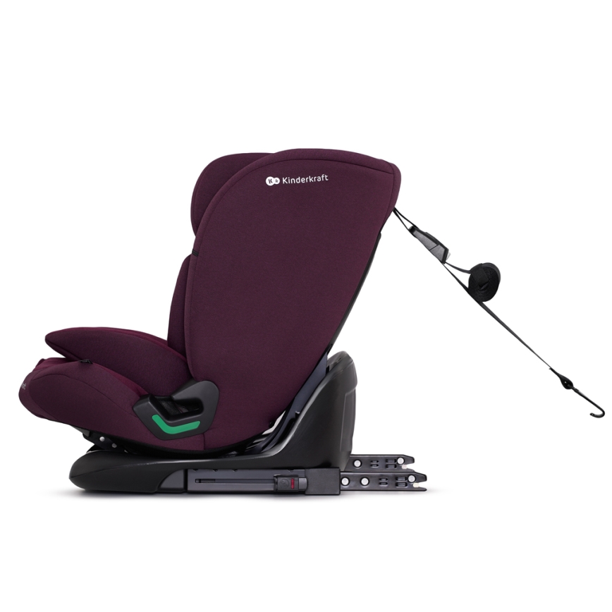 KINDERKRAFT - Seggiolino auto ONETO 3 i-Dimensioni (76-150 cm) + Isofix Cherry pearl