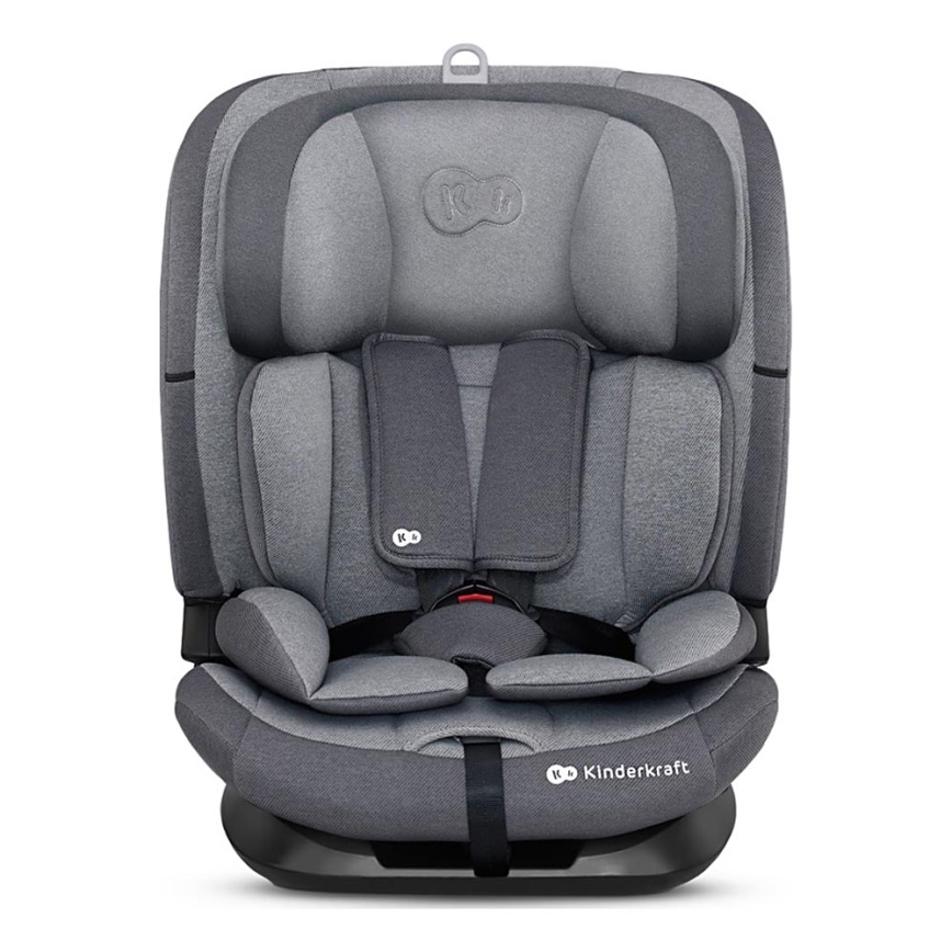 KINDERKRAFT - Seggiolino auto ONETO 3 i-Dimensioni (76-150 cm) + Isofix Cool grigio