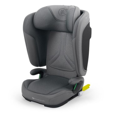 KINDERKRAFT - Seggiolino auto pieghevole UNITY 2 i-Size 100-150 cm grigio