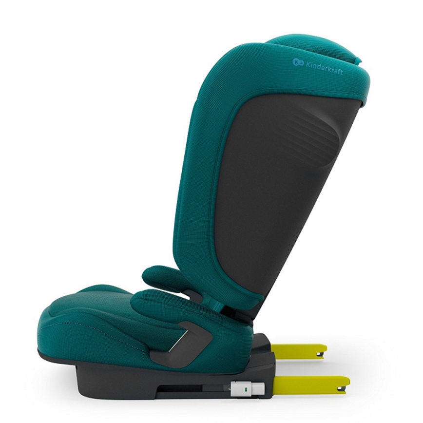 KINDERKRAFT - Seggiolino auto pieghevole UNITY 2 i-Size 100-150 cm turchese