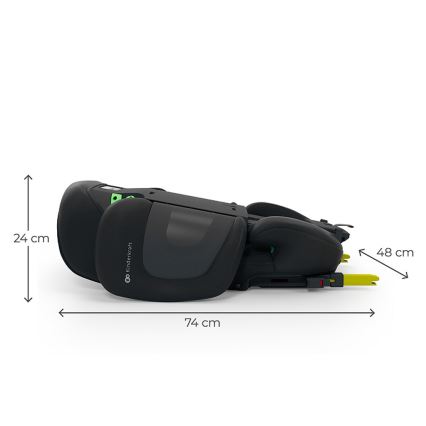 KINDERKRAFT - Seggiolino auto pieghevole XPAND 2 PRO 100-150 cm nero