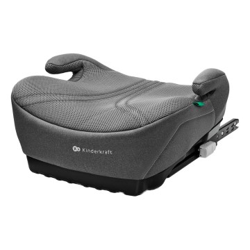 KINDERKRAFT - Seggiolino rialzo per auto I-BOOST 2 PRO i-Size 125–150 cm grigio