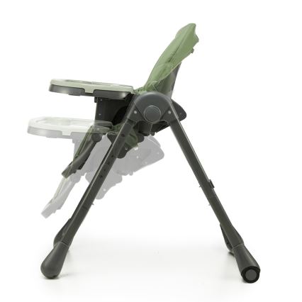 KINDERKRAFT - Seggiolone da pappa 2 in 1 TUMMIE verde