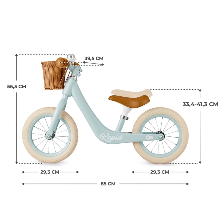 KINDERKRAFT SELECT - Bici a spinta RAPID2 Blue breeze