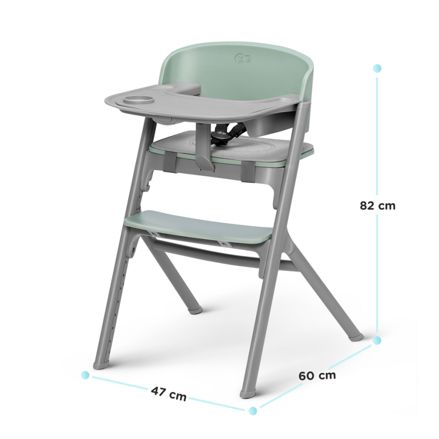 KINDERKRAFT SELECT - Esstischstuhl für Kinder 3in1 LIVY Premium Olive grün