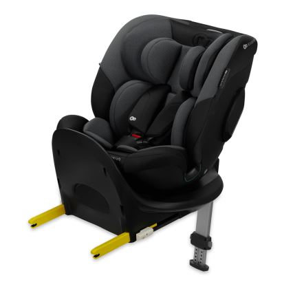 KINDERKRAFT SELECT - Kindersitz mit drehbarer I-FIX-Basis (40-150 cm) Graphit-Schwarz