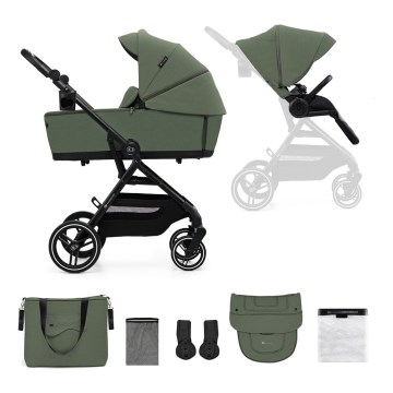 KINDERKRAFT SELECT - Kombikinderwagen 2-in-1 YOXI Mystic Green