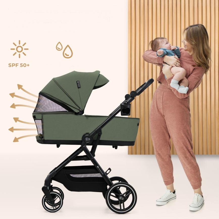 KINDERKRAFT SELECT - Kombikinderwagen 2-in-1 YOXI Mystic Green