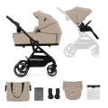 KINDERKRAFT SELECT - Kombinierter Kinderwagen 2in1 YOXI Sandbeige