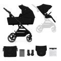 KINDERKRAFT SELECT - Passeggino combinato 2in1 YOXI Pure nero