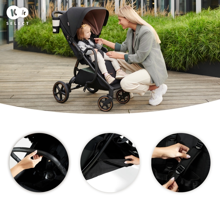 KINDERKRAFT SELECT - Passeggino MITZY Ink nero