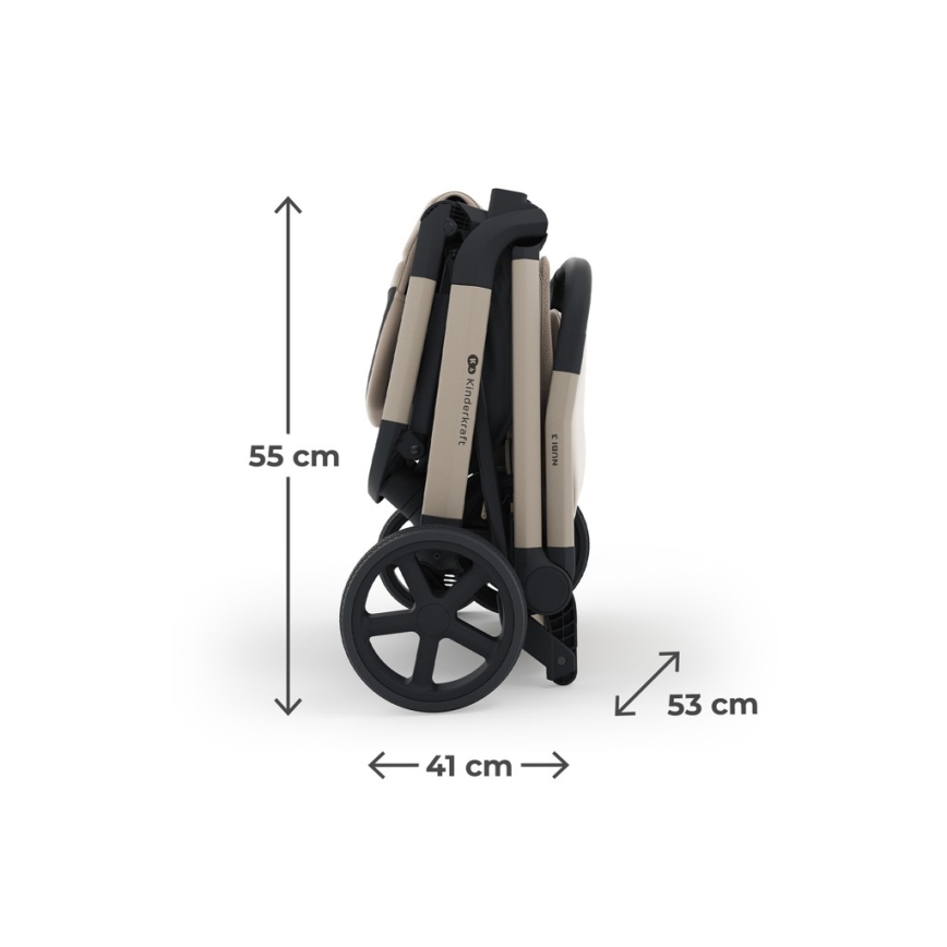 KINDERKRAFT SELECT - Passeggino sportivo NUBI 3 Sabbia Beige