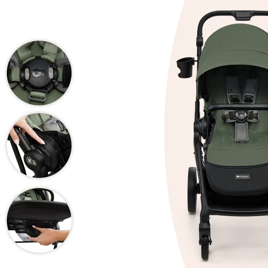 KINDERKRAFT SELECT - Passeggino sportivo YOXI Mystic green