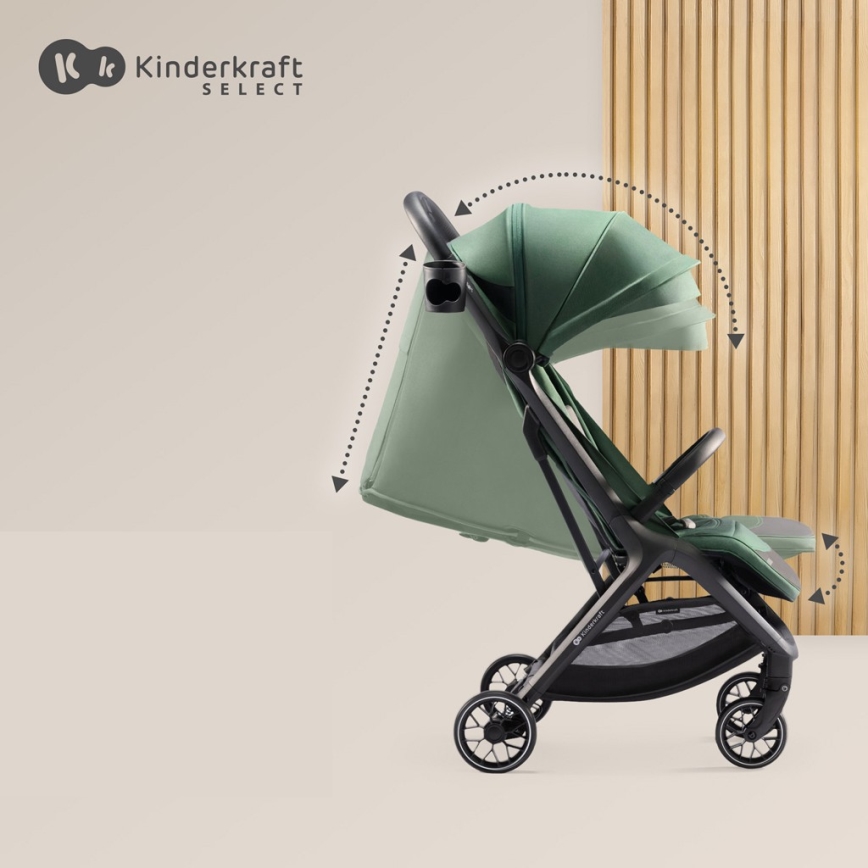 KINDERKRAFT SELECT - Poussette NUBI 2 vert