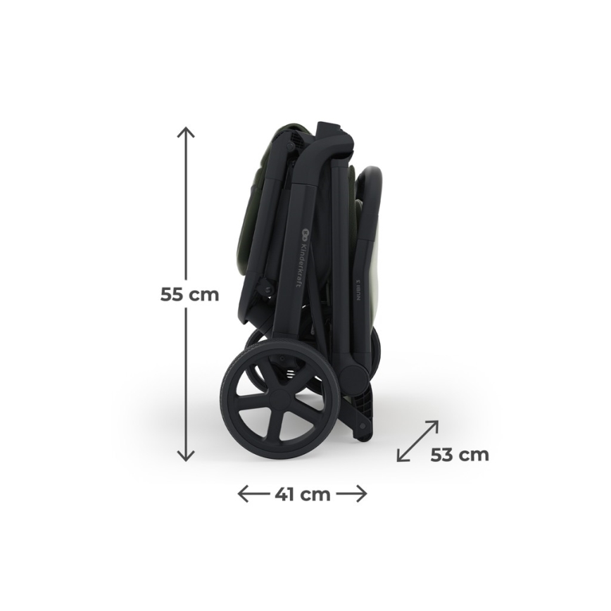 KINDERKRAFT SELECT - Poussette sportive NUBI 3 Mystic Green