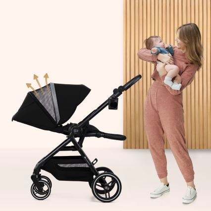 KINDERKRAFT SELECT - Poussette sportive YOXI Noir pur